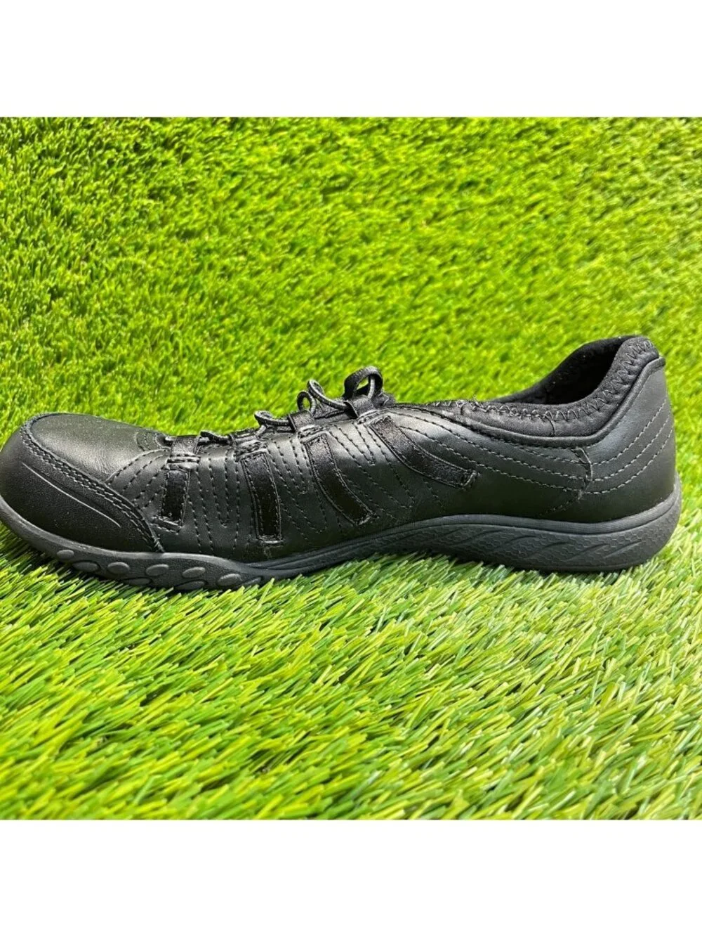 Skechers Breathe Easy Fortune Womens Size 7.5 Black Athletic Shoes Sneakers